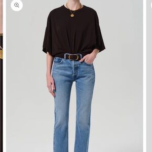 Citizens Of Humanity cape tee Black Oversized Tee